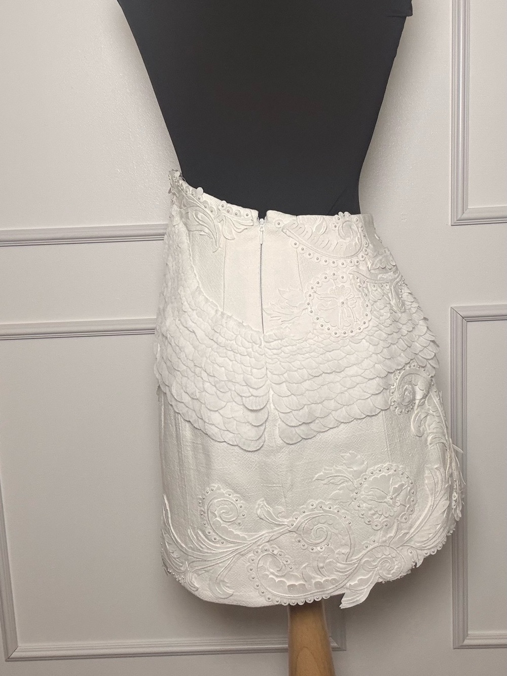 Zimmermann Tama Appliqué Filagree Mini Skirt size 2 Runway Collection Rare - Picture 12 of 15